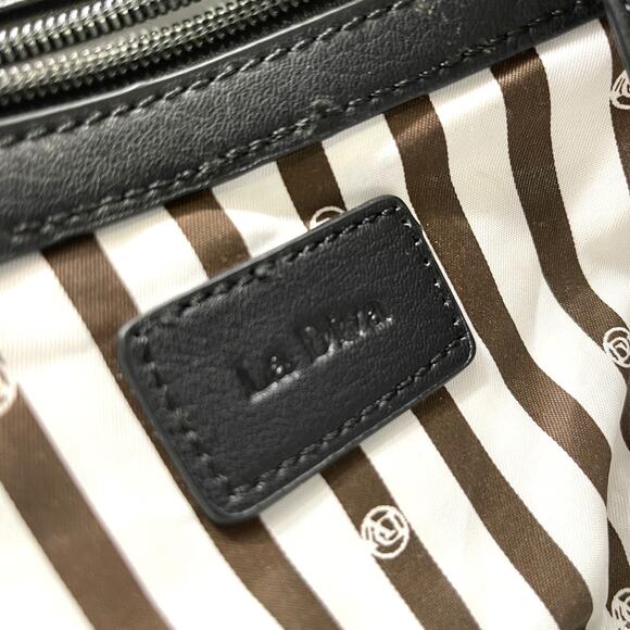 La Diva Crossbody Bag Purse Suede Leather Tasseled Boho Minimalist Grunge Gothic - Picture 13 of 16